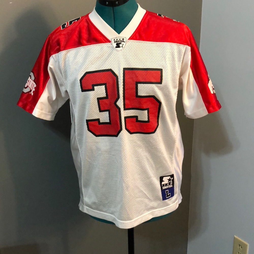 OSU Buckeye starter youth jersey.